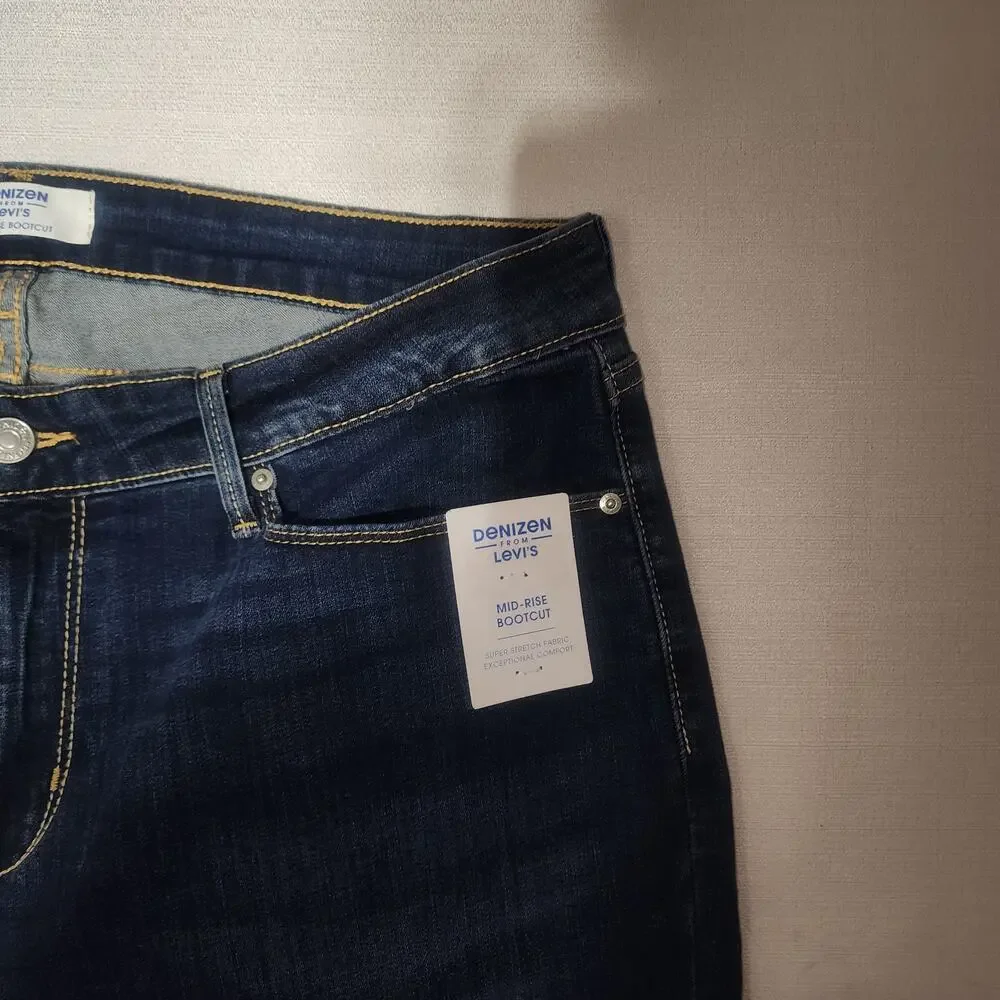 Denizen mid rise bootcut jeans 18S W34 L30 women's - Picture 4 of 7